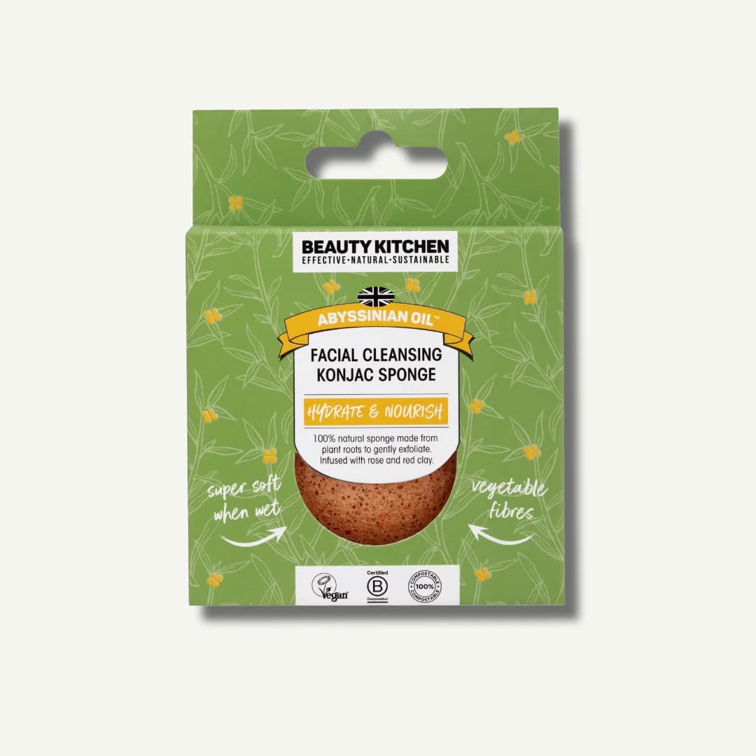 Abyssinian Oil Facial Cleansing Konjac Sponge – image 1
