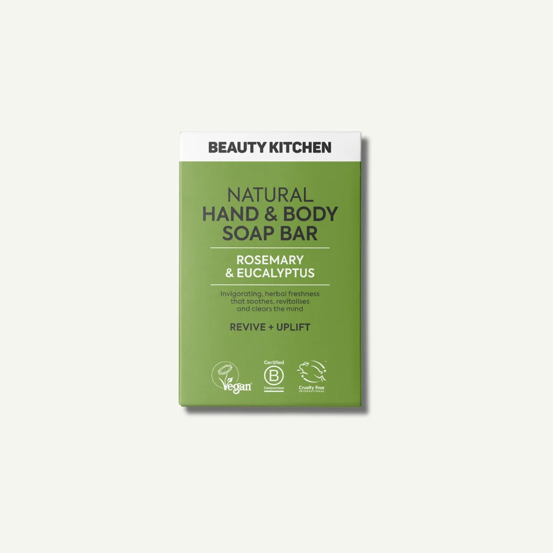 Natural Hand & Body Soap Bar Rosemary & Eucalyptus 100g – image 1