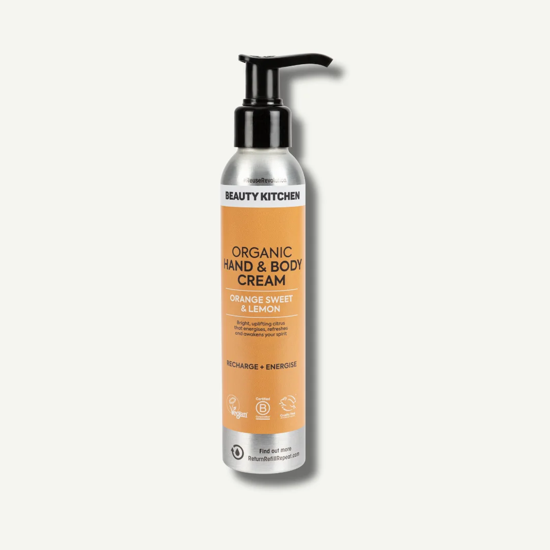 Organic Hand & Body Cream Orange Sweet & Lemon 150ml – image 1