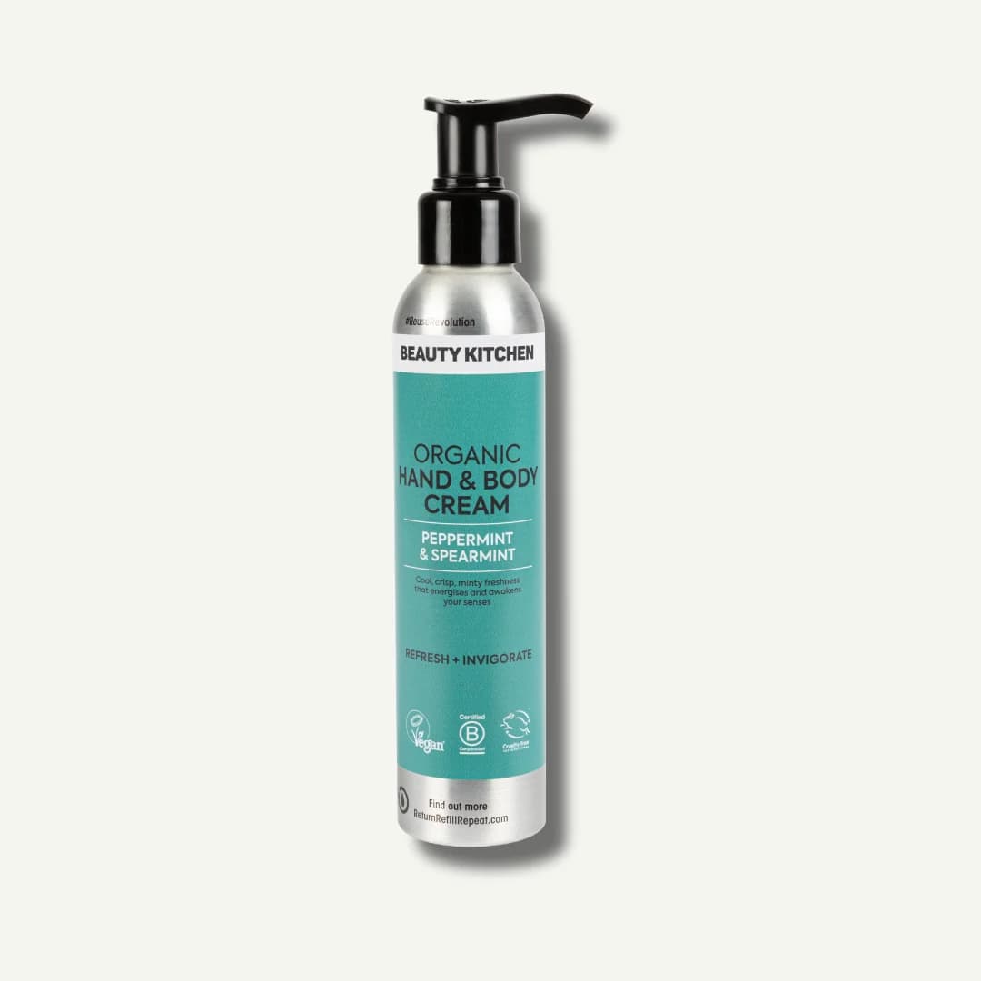Organic Hand & Body Cream Peppermint & Spearmint 150ml – image 1