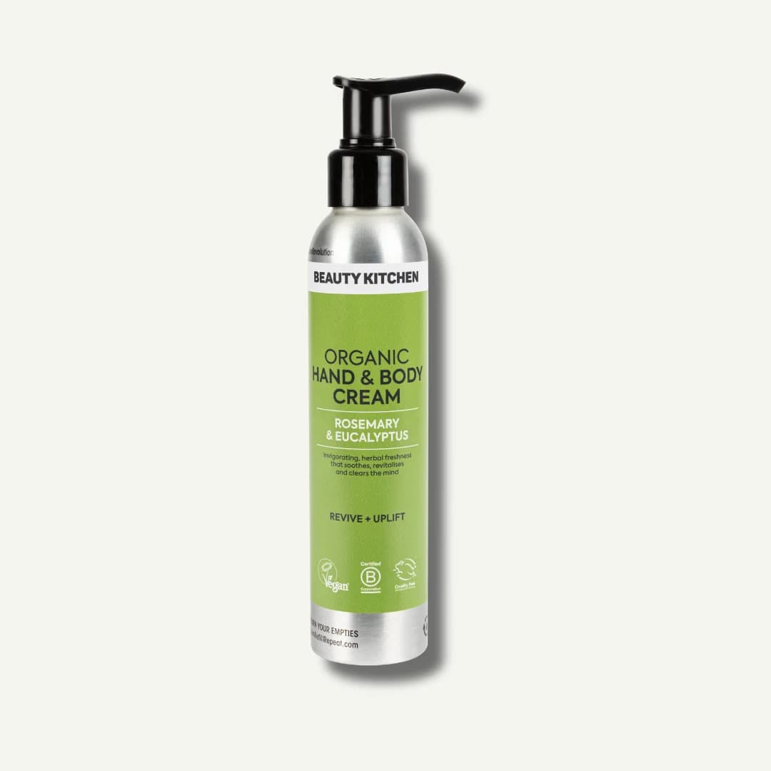 Organic Hand & Body Cream Rosemary & Eucalyptus 150ml – image 1