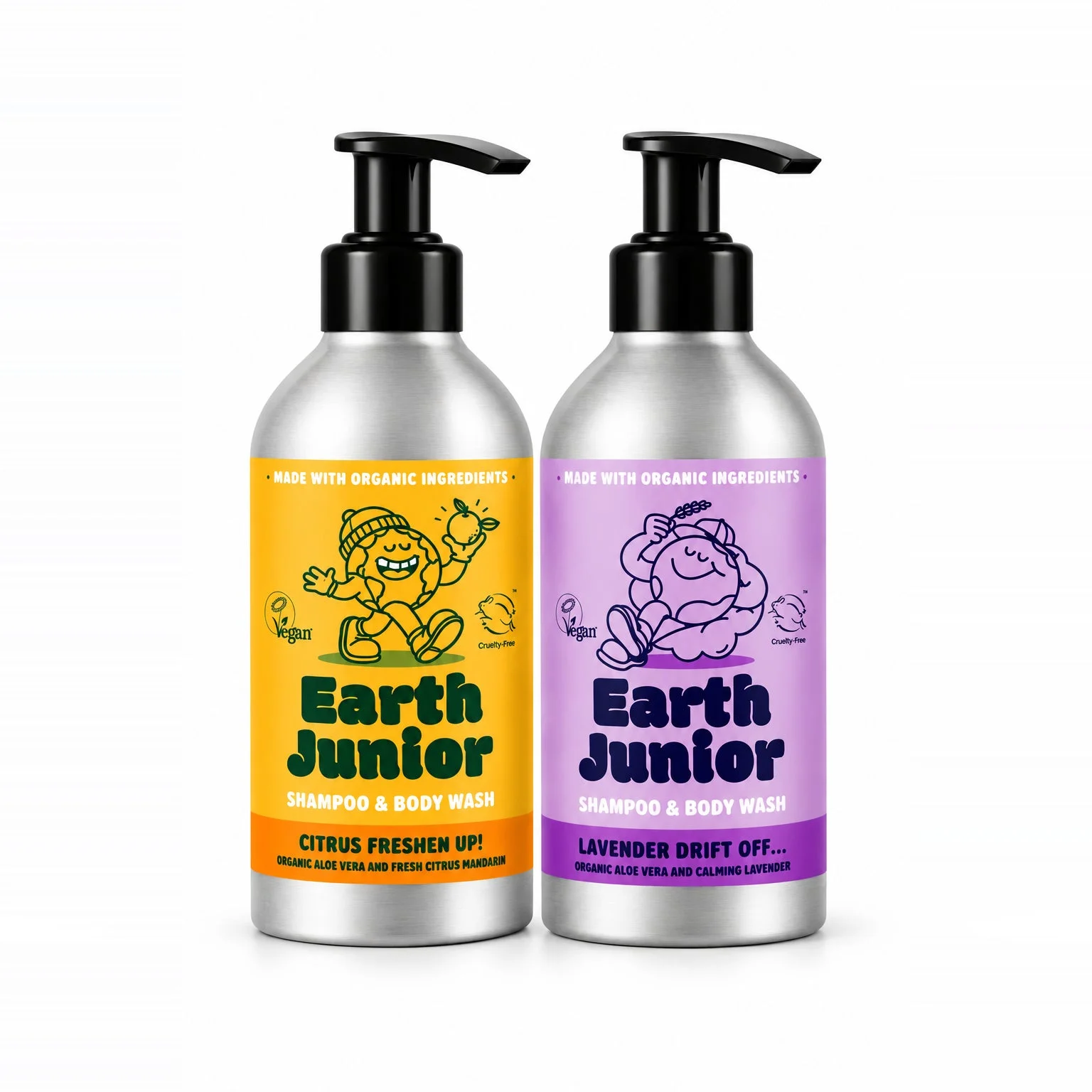 Earth Junior Shampoo & Body Wash Bundle