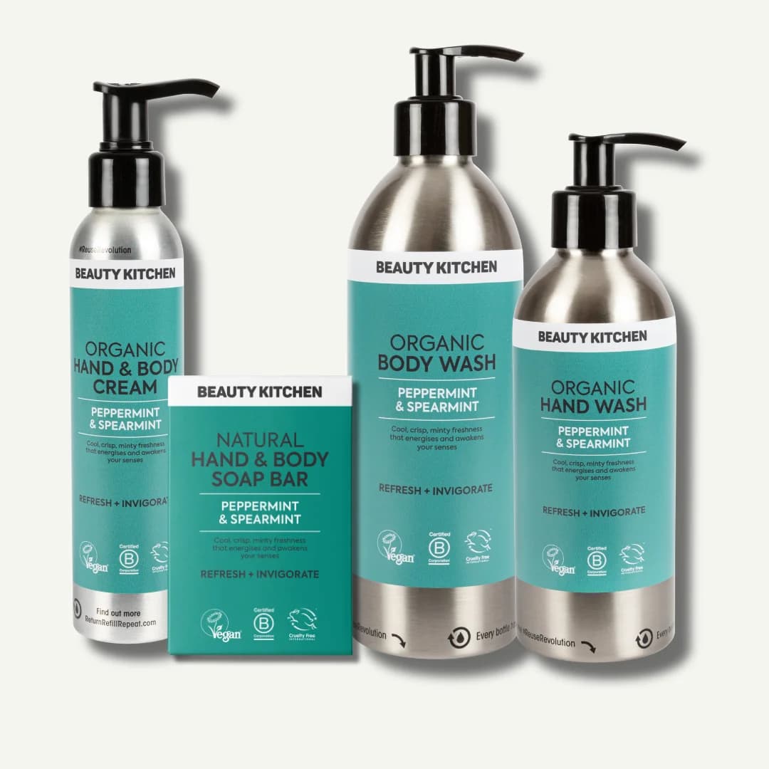 Organic Vegan Peppermint & Spearmint Body Kit