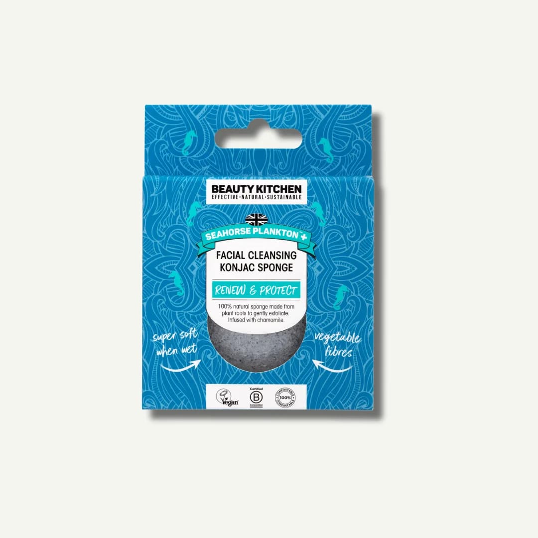 Seahorse Plankton+ Facial Cleansing Konjac Sponge – image 1